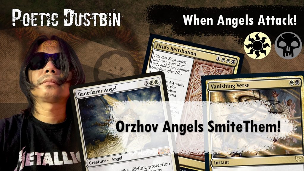 Poetic Dustbin - MTG Arena - Standard Strixhaven Orzhov Angel Deck with Yorion, Baneslayer Angel and Vanishing Verse