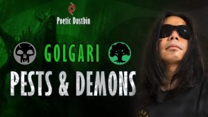 MTG Arena - BO1 Original Standard Golgari Demons and Pests Deck with Daemogoth Titan - Poetic Dustbin