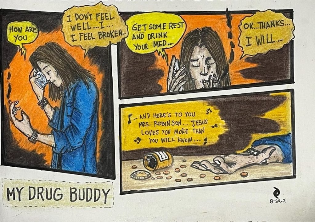 My Drug Buddy - A Short Strip - Poetic Dustbin