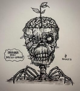 inktober 2021 - day 20 - Sprout