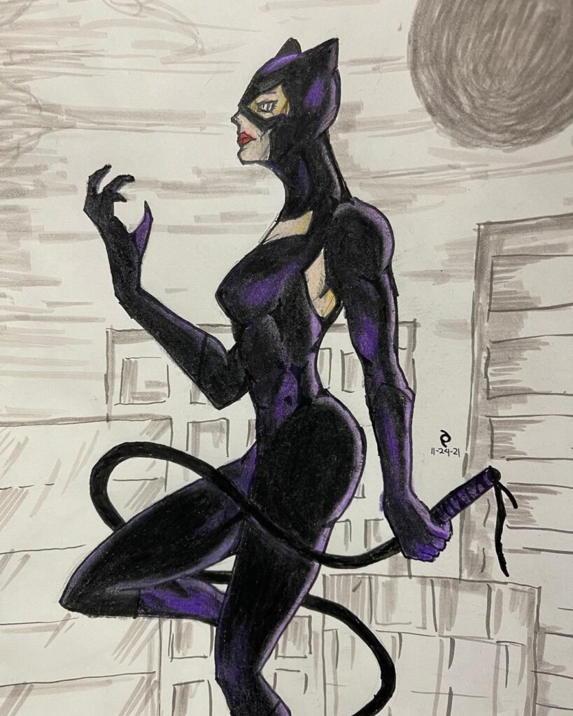 dark art - catwoman