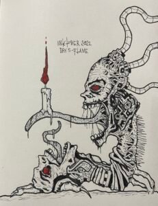 Inktober Challenge 2022 - Day 5 - Flame
