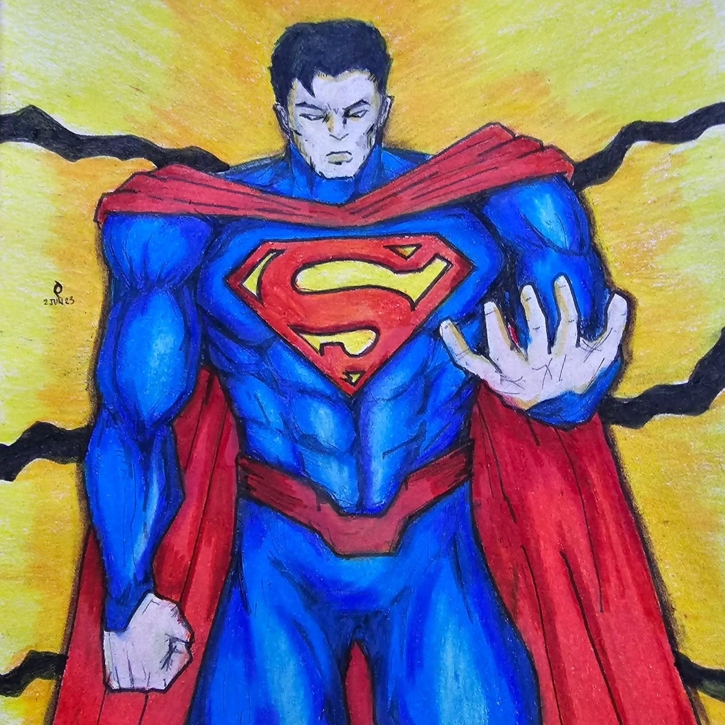 A Superman Fan Art by Poetic Dustbin