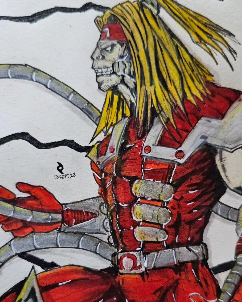 Omega Red - Marvel Fan Art by Poetic Dustbin