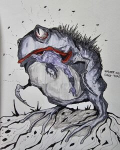 Inktober-2023-Day8-Toad