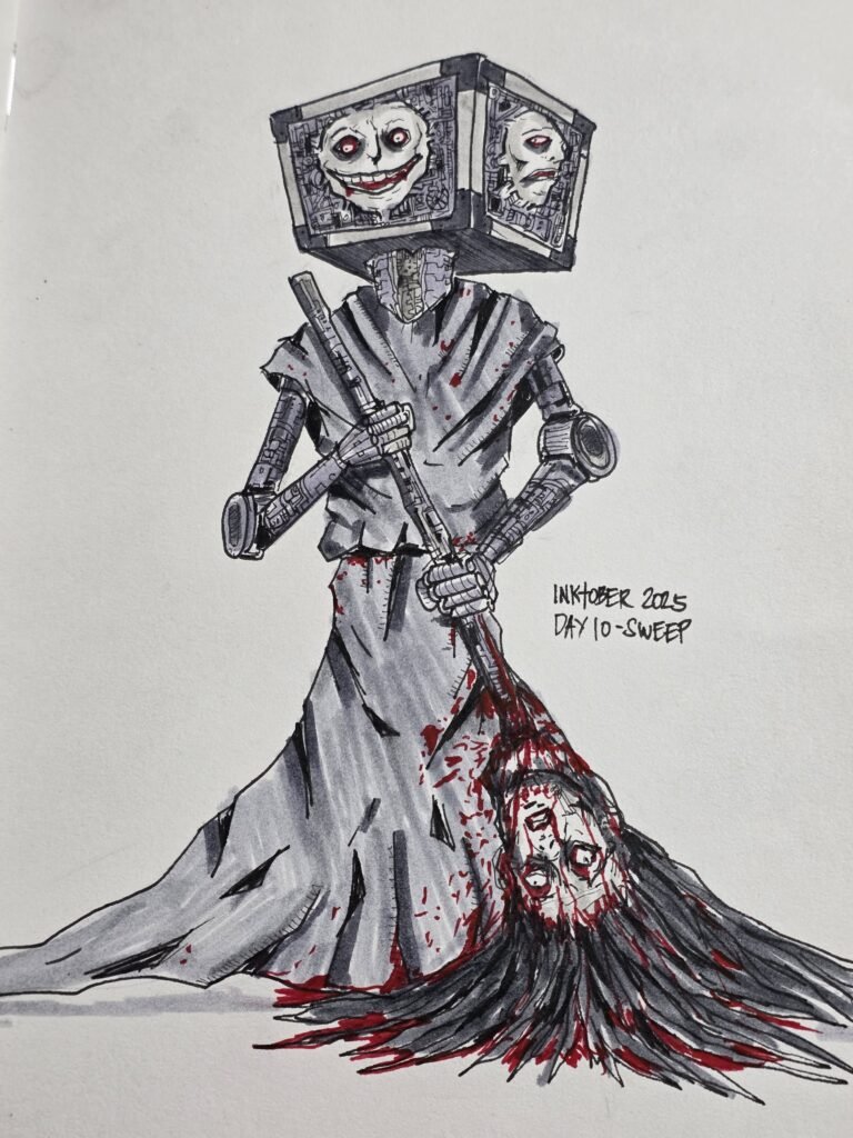 Inktober 2025 - Day 10 - Sweep