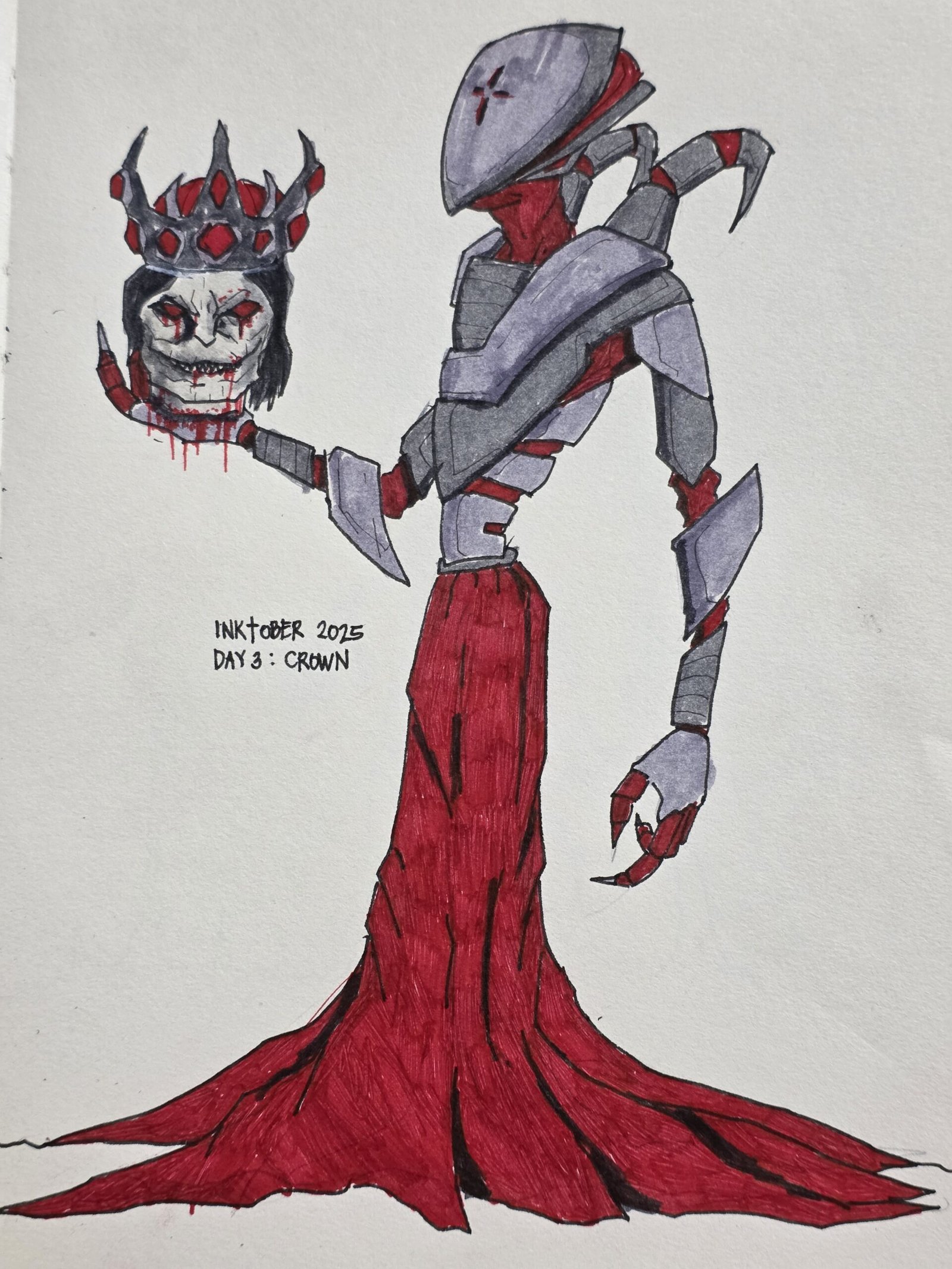Inktober 2025 - Day 3 - Crown