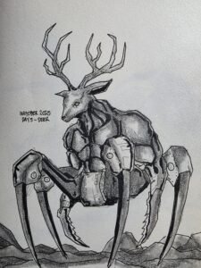 inktober 2025 - DAY 5 - Deer