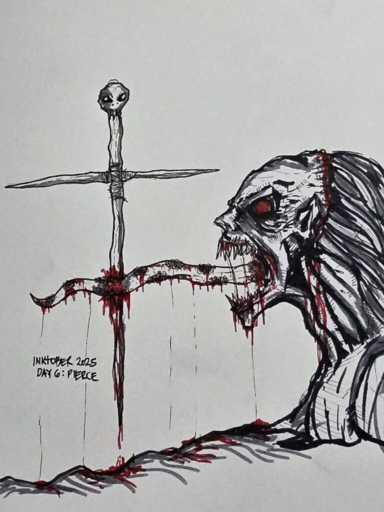 inktober 2025 - DAY 6 - Pierce