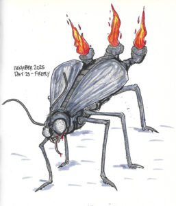 Inktober 2025 - Day 23 - Firefly