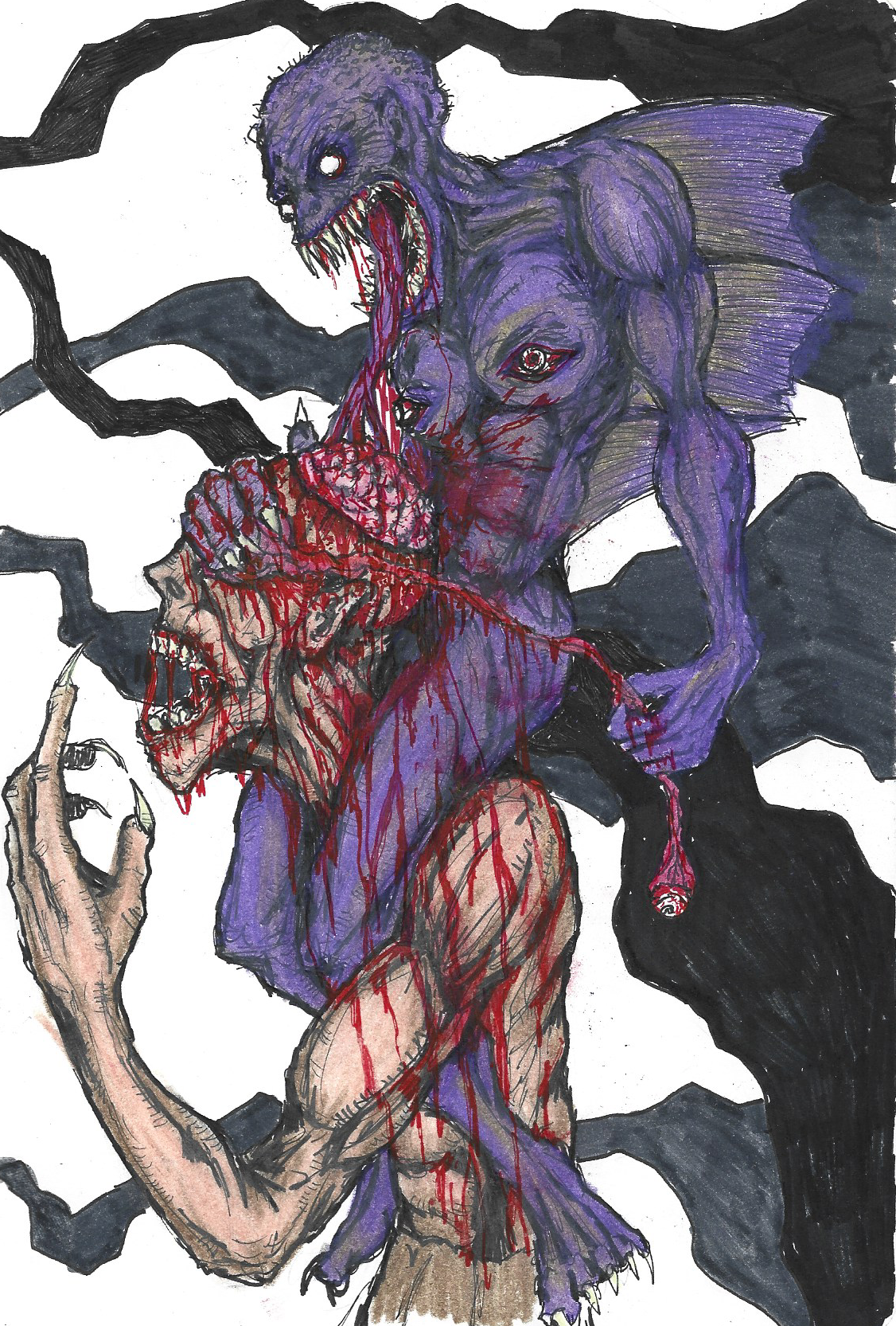 mind-devourer-psychological-horror-ink-art