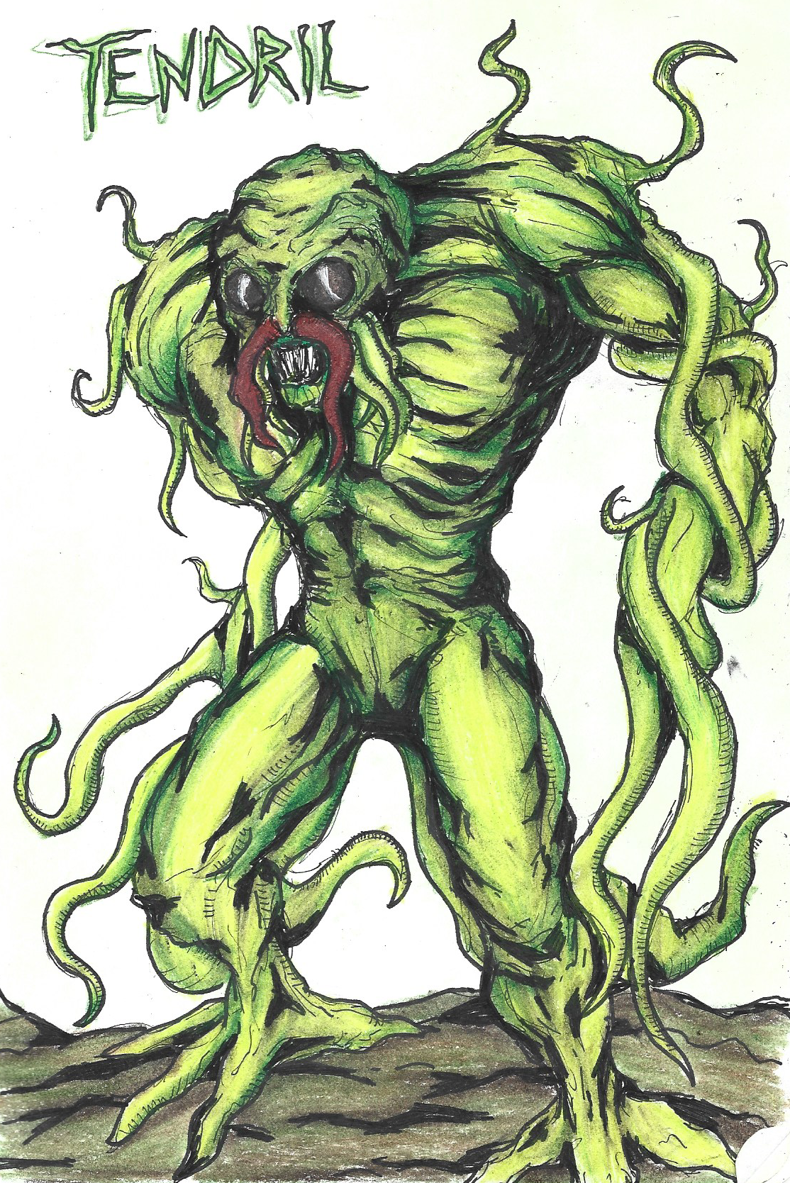 Tendrils - Inhumanoids Fanart
