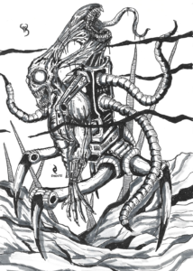 Corrupted Half-Breed Mech Monster