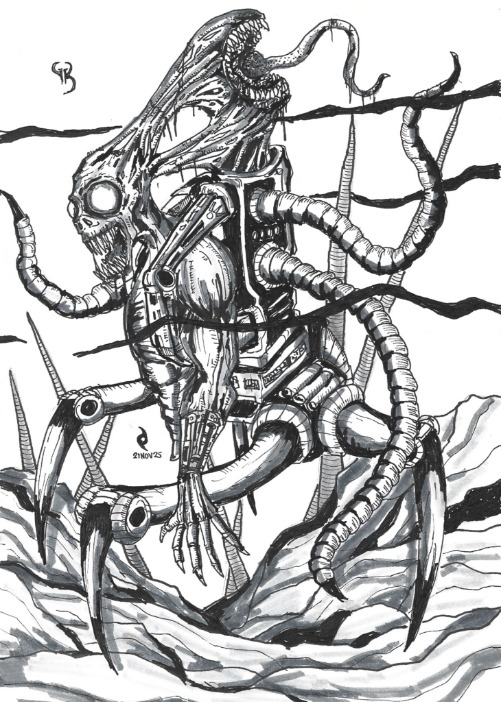 Corrupted Half-Breed Mech Monster